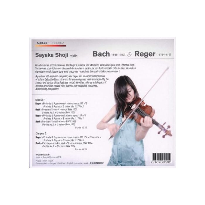 Bach / Reger: Sonates, partitas, preludes & fugues - slide-1