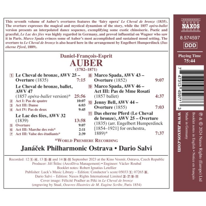 Auber: Overtures Vol. 7 - slide-1