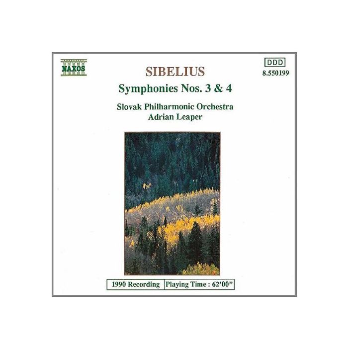 Sibelius: Symphonies 4 & 3