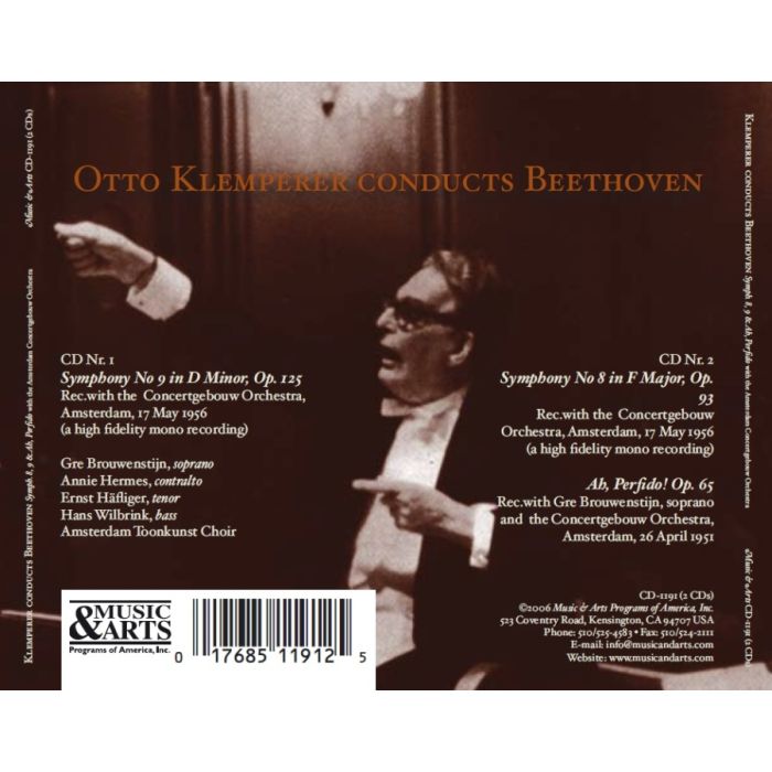 Klemperer conducts Beethoven: Symphonies Nos. 8 & 9 - slide-1
