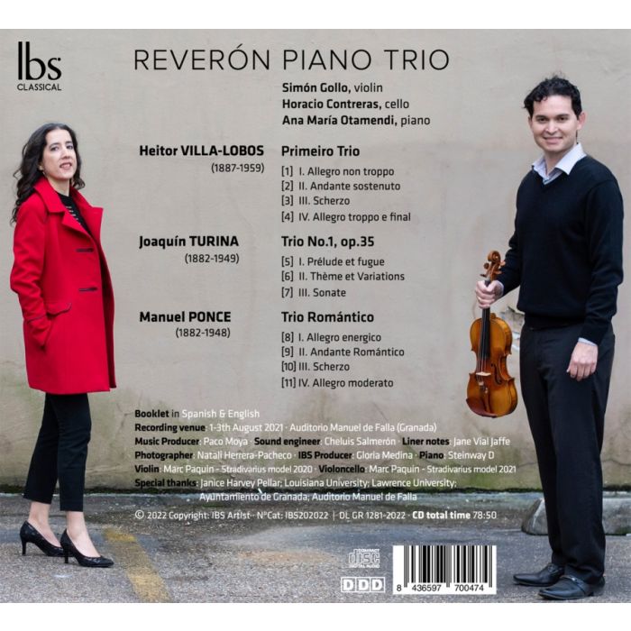 Villa-Lobos; Turina; Ponce: Piano Trios - slide-1