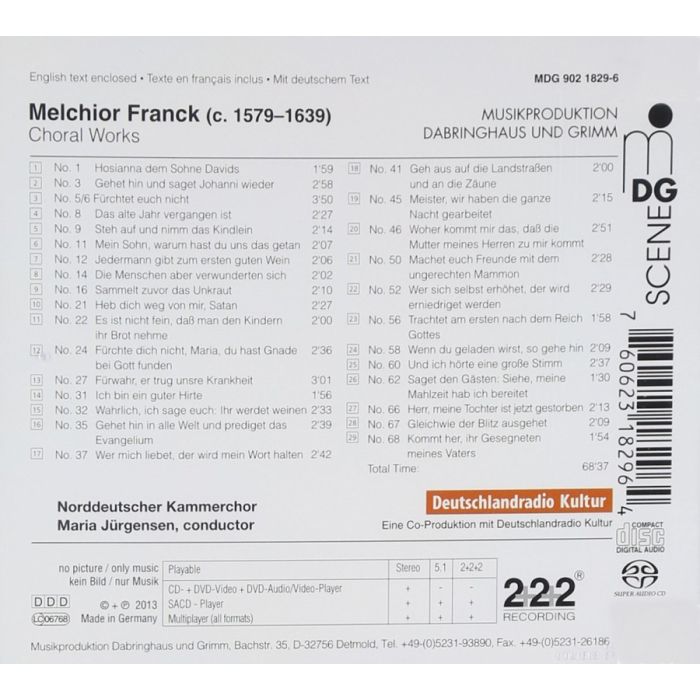 Franck: Choral Works - German Gospel Motets - slide-1