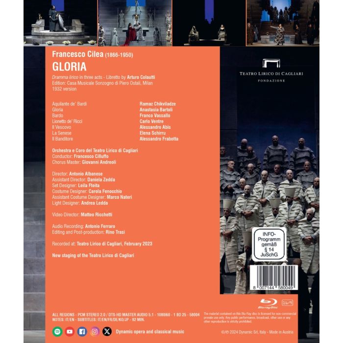 Cilea: Gloria (BD) - slide-1