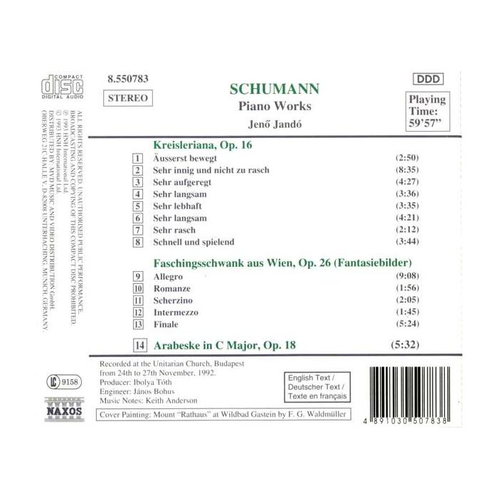 SCHUMANN: Piano, Kreisleriana - slide-1