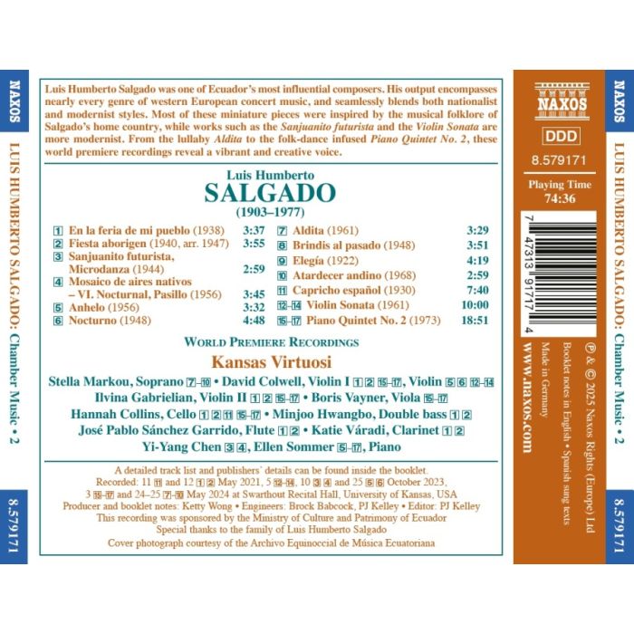 Salgado: Chamber Music Vol. 2 - slide-1