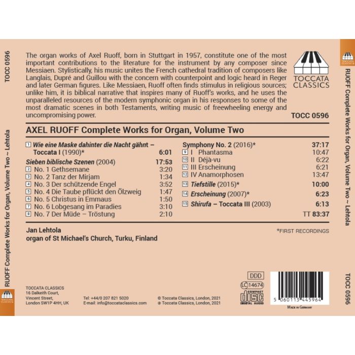 Ruoff: Complete Works for Organ Vol. 2 - slide-1