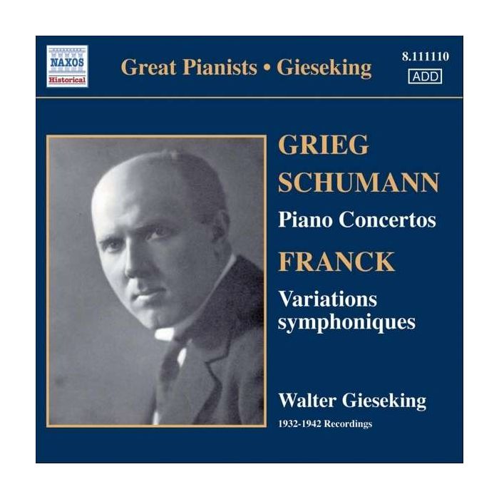 SCHUMANN / GRIEG: Piano Concertos / FRANCK: Symphonic Variations