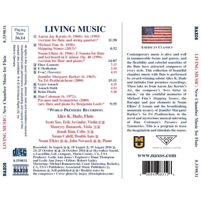 Living Music - New Chamber Music for Flute - slide-1