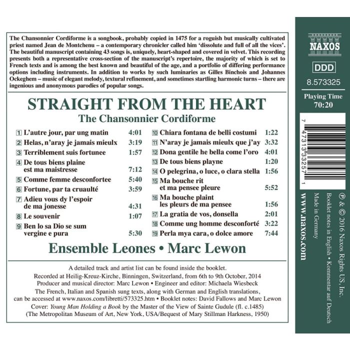 Straight from the Heart - The Chansonnier Cordiforme - slide-1