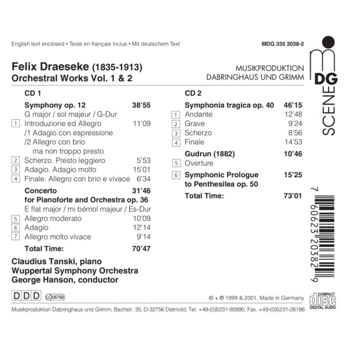 Draeseke: Orchestral Works - slide-1