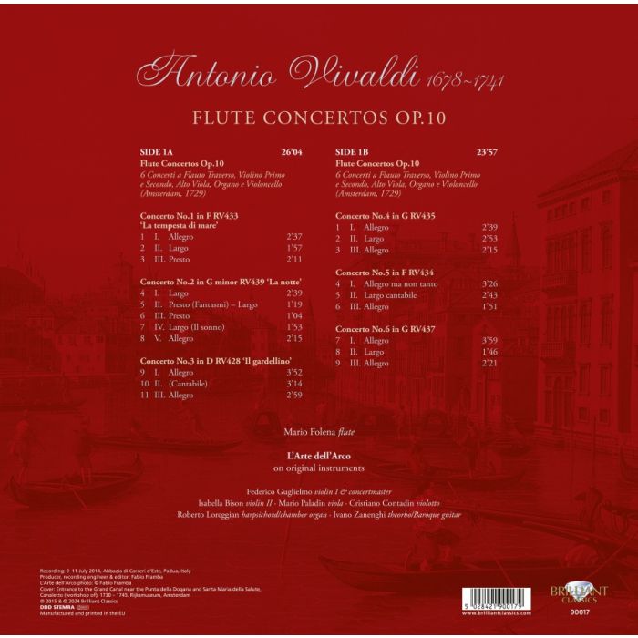 Vivaldi: Flute Concertos Op. 10 (LP) - slide-1
