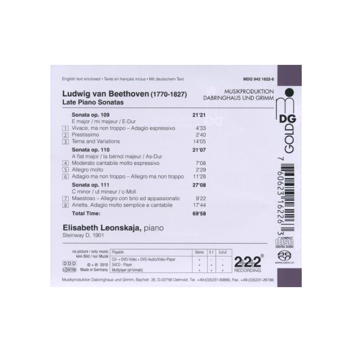 Beethoven: Piano Sonatas op. 109 - 111 - slide-1