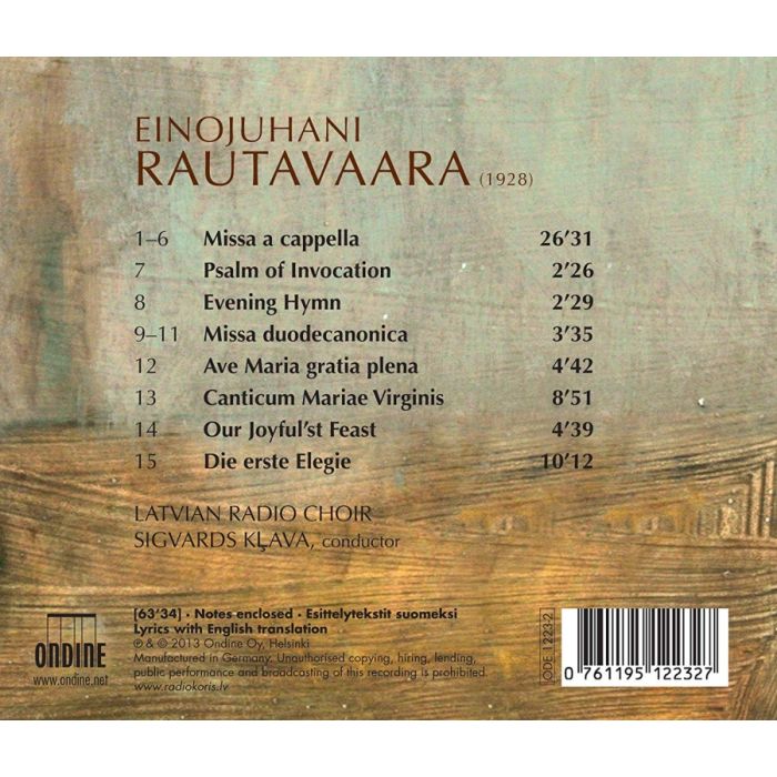 Rautavaara: Missa A Cappella, Sacred Choral Works - slide-1