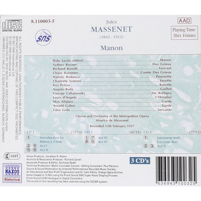 MASSENET: Manon - slide-1