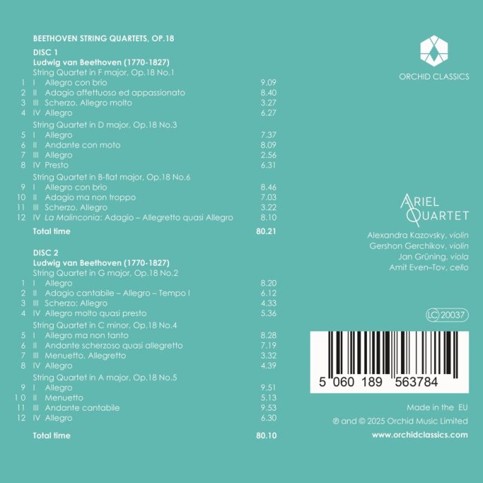 Beethoven: String Quartets Vol. 1 - slide-1