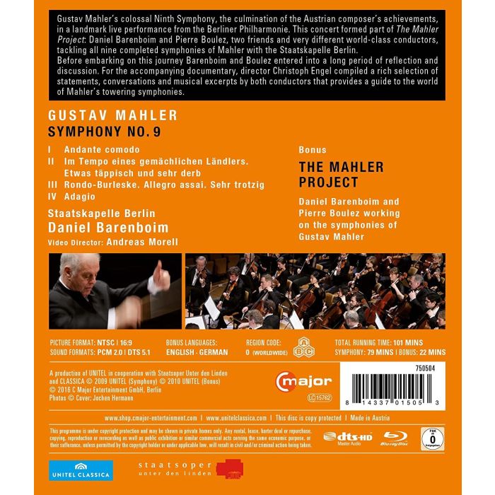 Mahler: Symphony No. 9,  Daniel Barenboim - slide-1