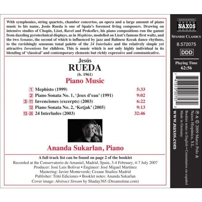 RUEDA: Piano Music - slide-1