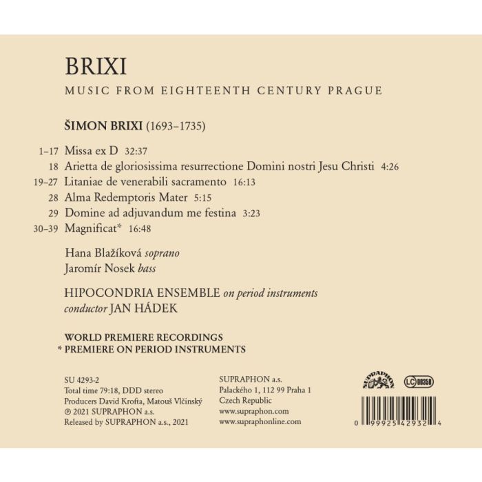 Brixi: Magnificat; Litaniae; Missa - slide-1