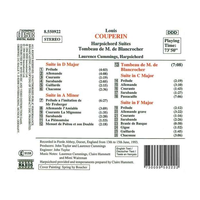COUPERIN: Harpsichord Suites - slide-1