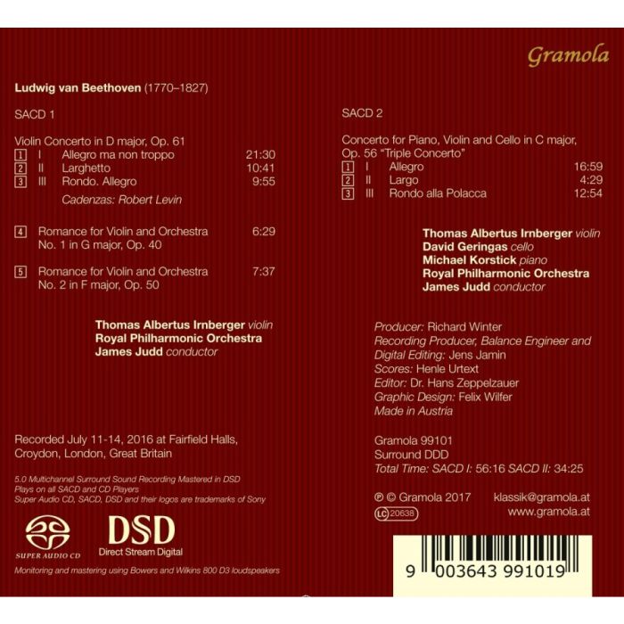 Beethoven: Violin Concerto; Romances for Violin & Orchestra; Triple Concerto - slide-1