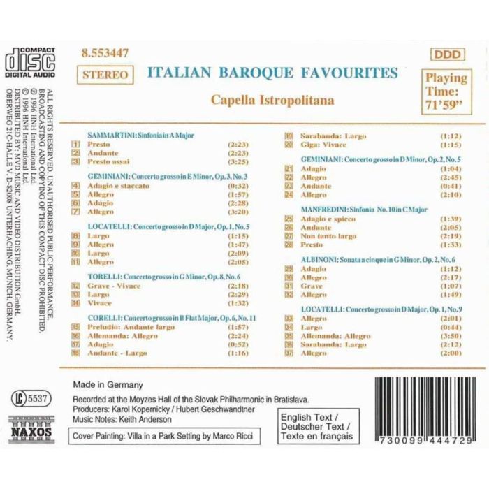 Italian Baroque Favourites - slide-1