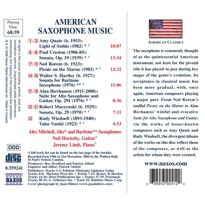 AMERICAN SAXOPHONE MUSIC - slide-1