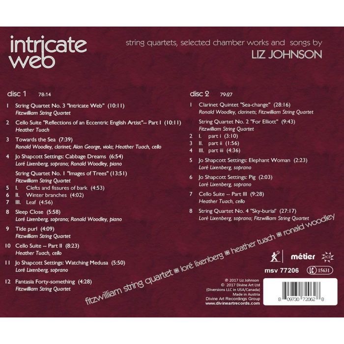 Intricate Web - music by Liz Johnson - slide-1