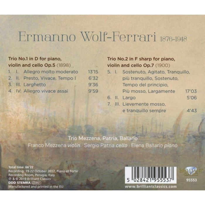 Wolf-Ferrari: Piano Trios - slide-1