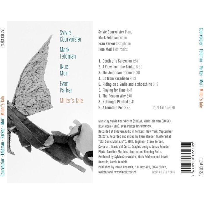 Courvoisier/Feldman/Parker/Mori: Miller’s Tale - slide-1