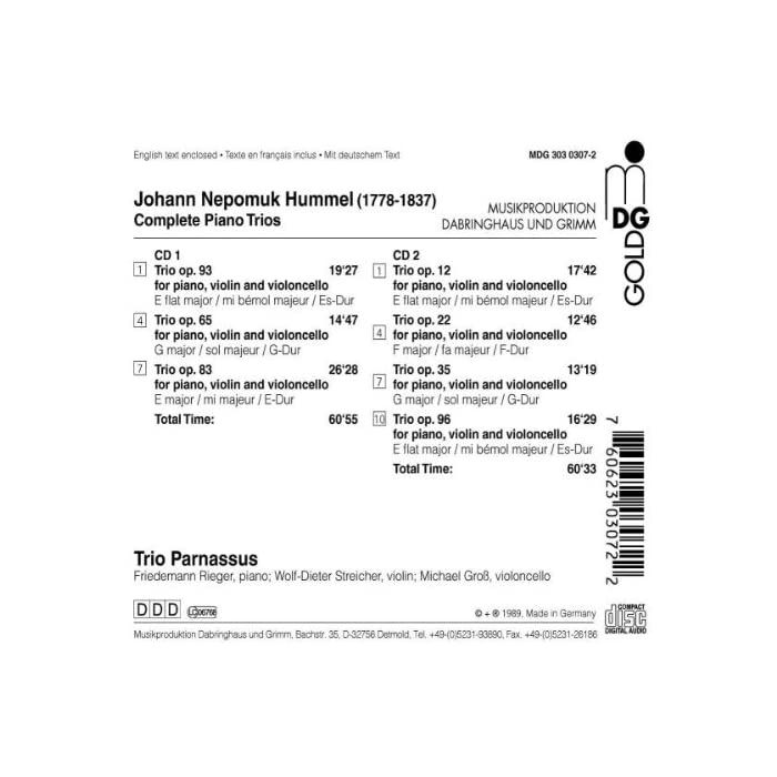 Hummel: Complete Piano Trios - slide-1