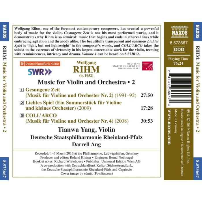 Rihm: Gesungene Zeit - slide-1