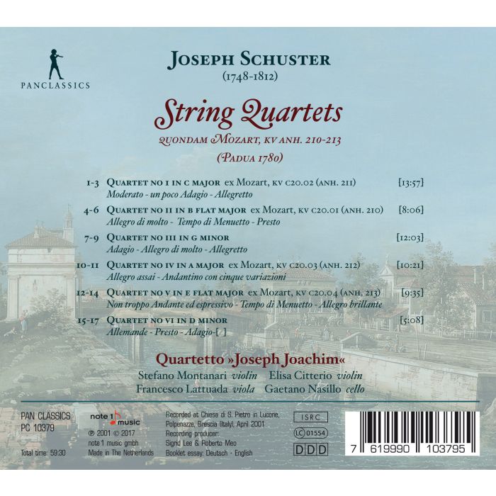 Schuster: String Quartets - slide-1