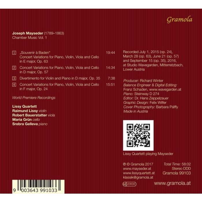 Mayseder: Chamber Music Vol. 1 - slide-1