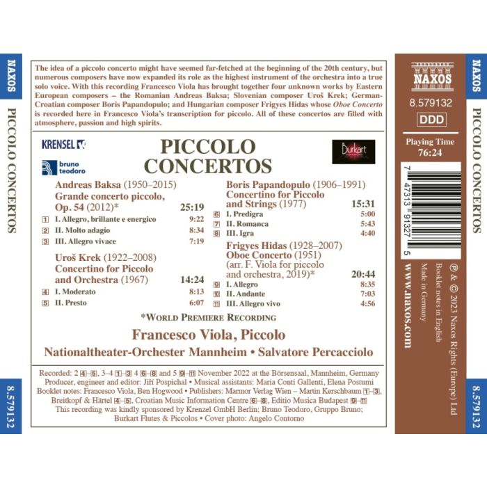 Piccolo Concertos - slide-1