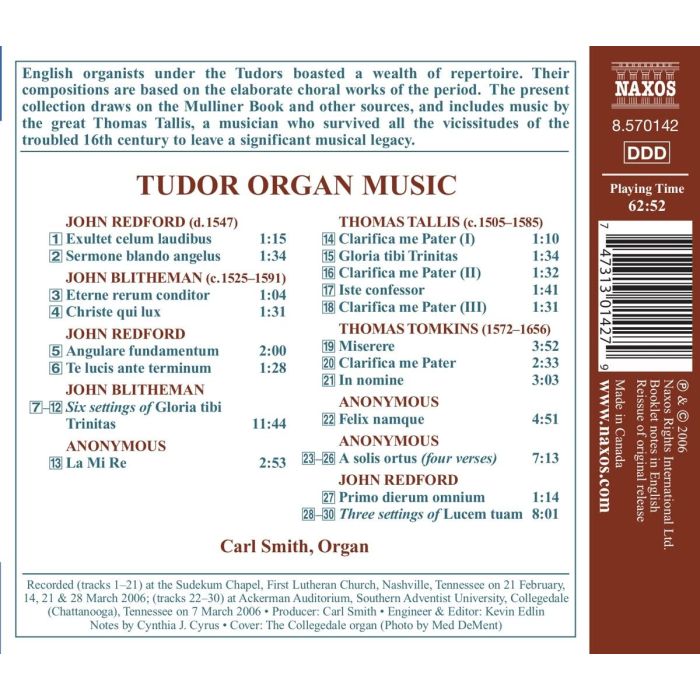 TUDOR ORGAN MUSIC - slide-1