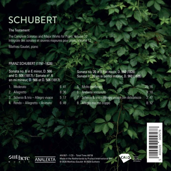 Schubert: The Testament - slide-1