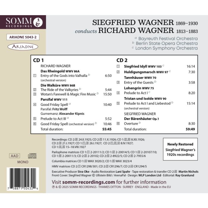 Siegfried Wagner Conducts Richard Wagner - slide-1