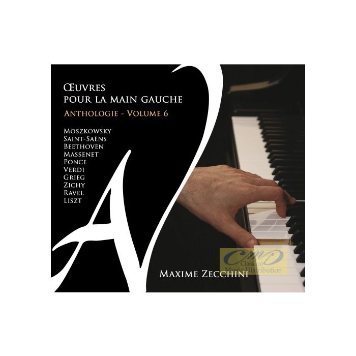 Oeuvres pour la main gauche vol. 6 – Saint-Saëns, Beethoven, Massenet, Ravel, Grieg
