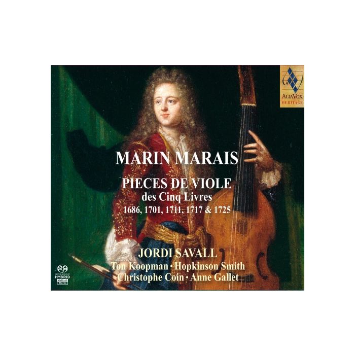 Marais: Pieces de viole des Cinq Livres 1686, 1701, 1711, 1717 & 1725