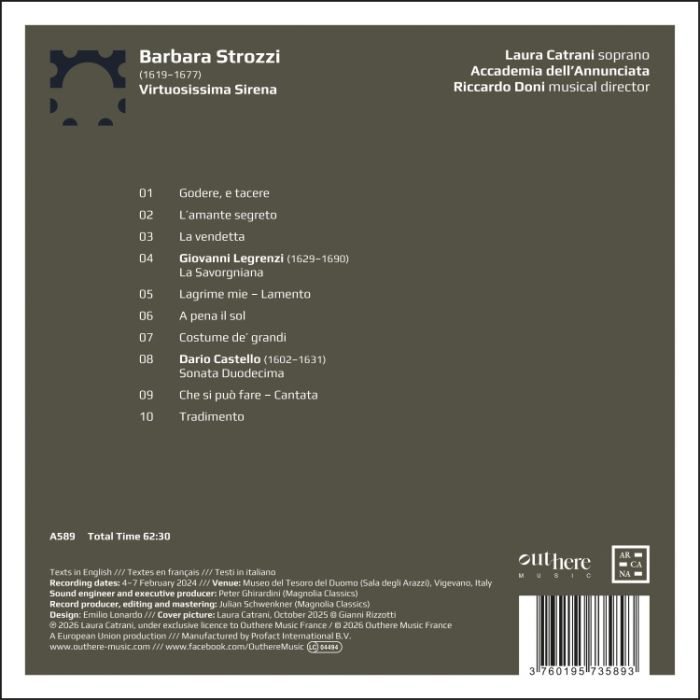 Barbara Strozzi. Virtuosissima Sirena - slide-1