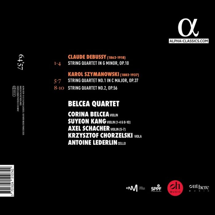 Debussy & Szymanowski: Quartets - slide-1