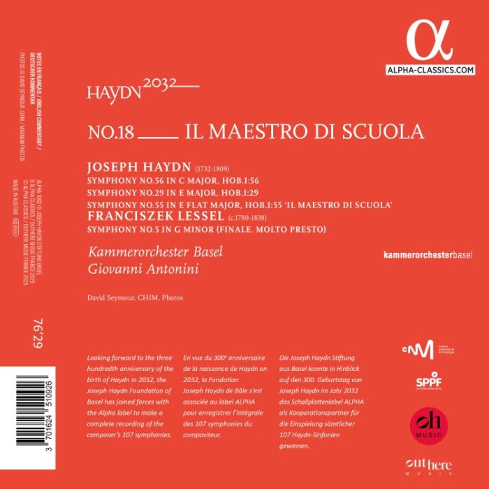 Haydn 2032, Vol. 18: Il maestro di scuola - slide-1