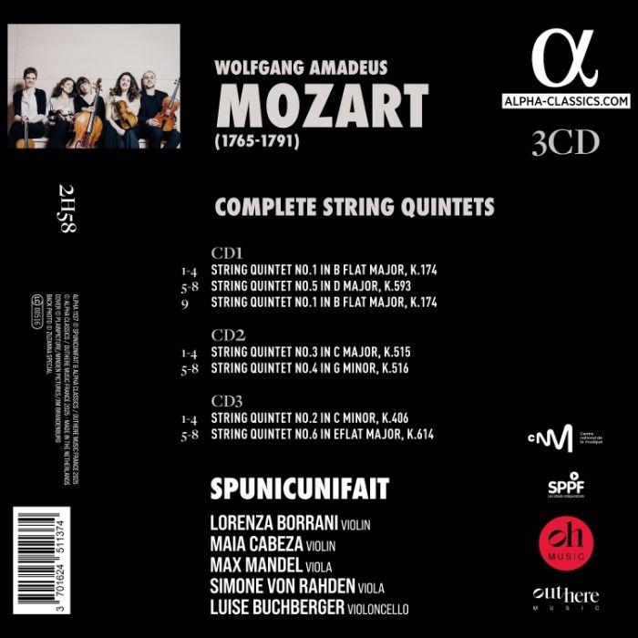 Mozart: 6 String Quintets on Historical Instruments - slide-1
