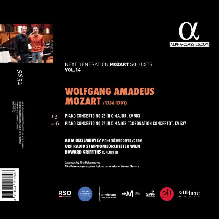 Mozart: Piano Concertos Nos. 25 & 26 