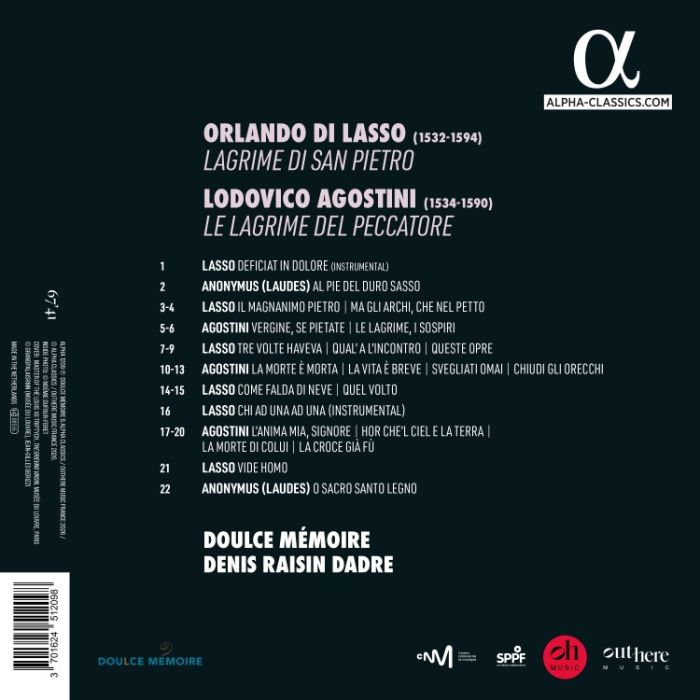 Lasso & Agostini: Lagrime di San Pietro - slide-1