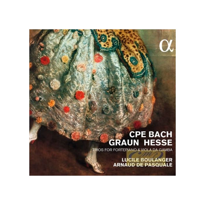 BACH CPE/ GRAUN/ HESSE Trios for Fortepiano & Viola da Gamba