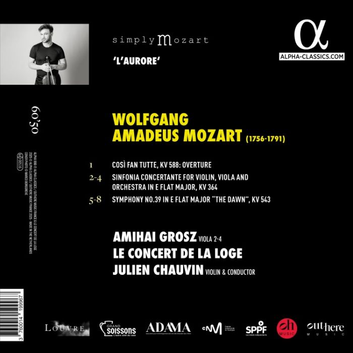 Mozart: Sinfonia Concertante; Symphony No. 39; Così Fan Tutte Overture - slide-1