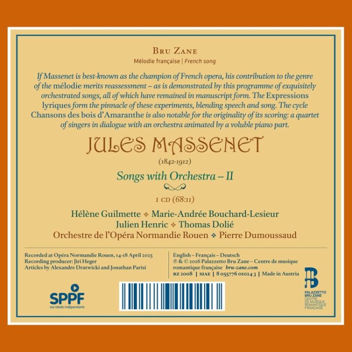Massenet: Songs with Orchestra – II - slide-1