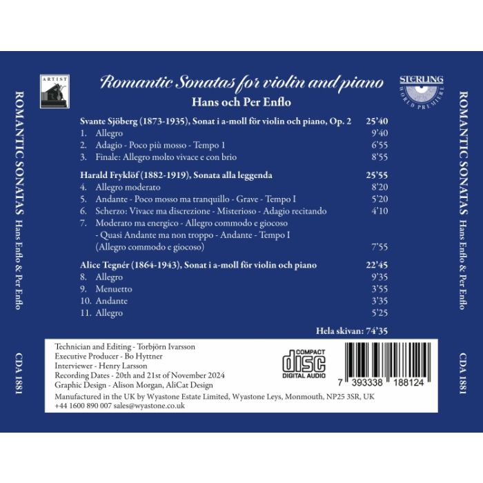Romantic Sonatas for violin and piano - slide-1