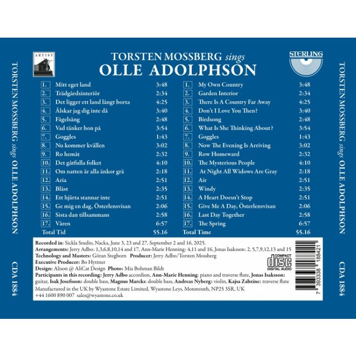 Torsten Mossberg sings Olle Adolphson - slide-1